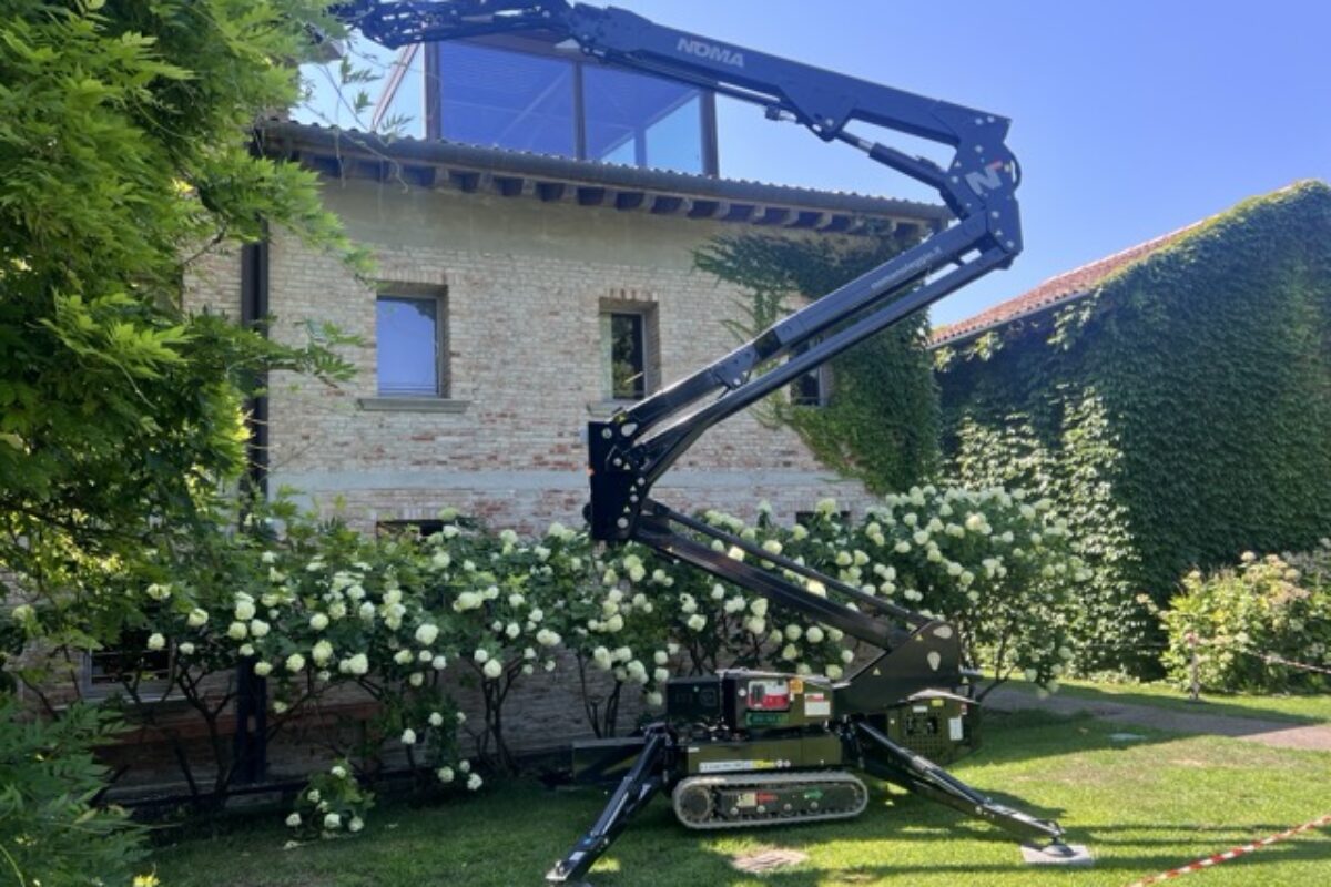 Installazione pellicole antisolari roncade piattaforma aerea – dimensioni medie - 28 s.r.l.